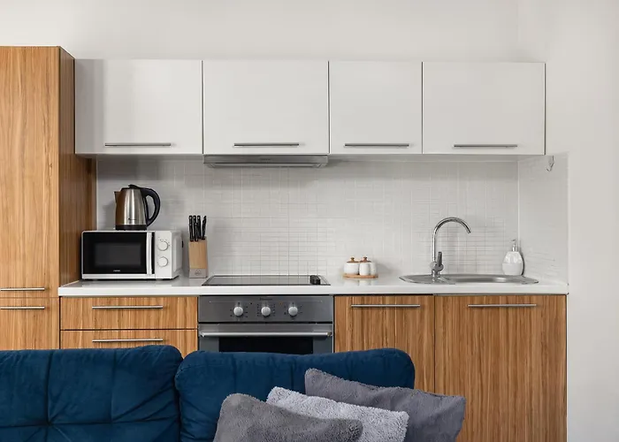 Mysterious Blue Apartment With Two Bedrooms And Balcony In Swinoujscie By Noclegi Renters