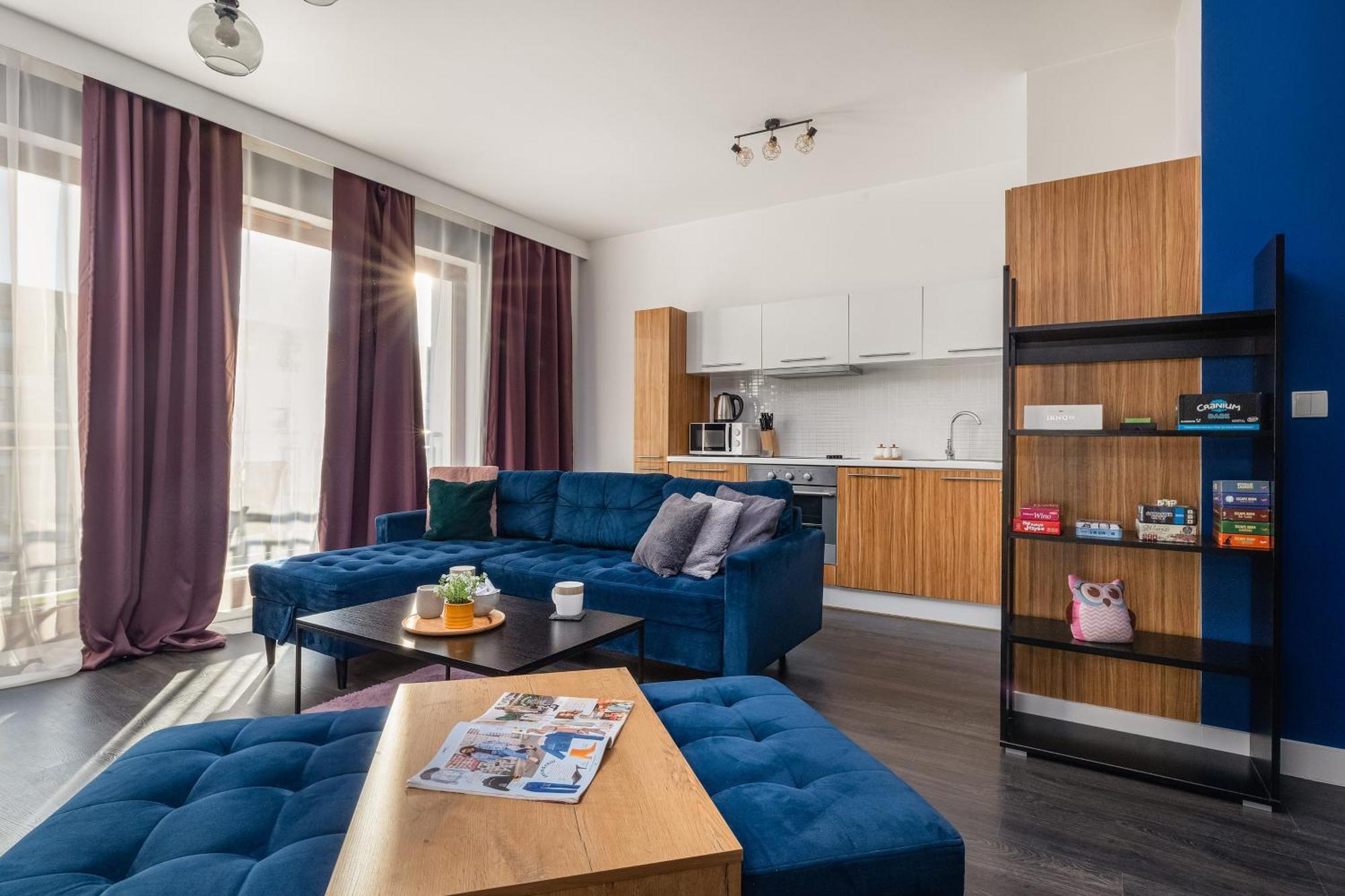 Apartment Mysterious Blue With Two Bedrooms And Balcony In By Renters Swinoujscie